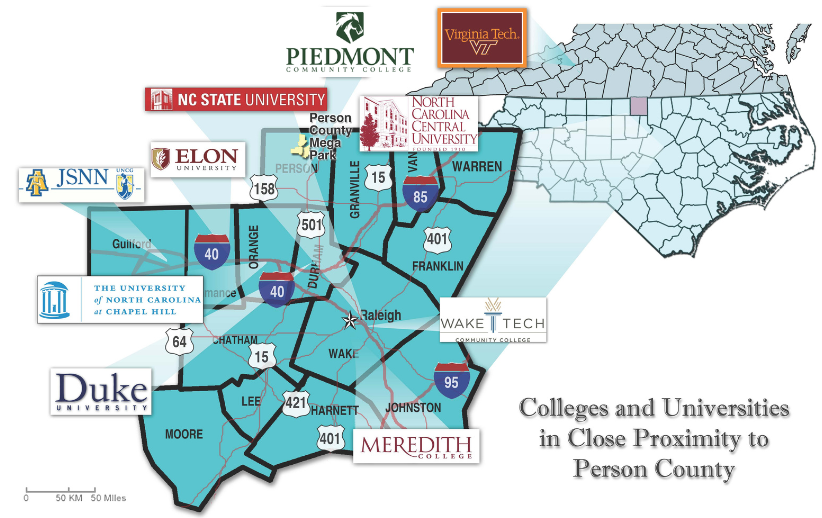 colleges proximity map